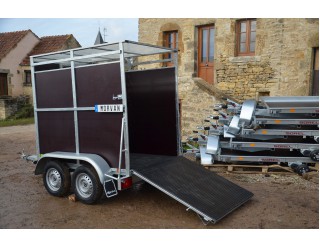 BW Bétaillère Pony 250 x 125 x 175 double essieux PTAC 750kg 