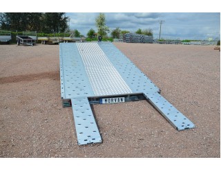 >>PROMO<< Remorque plateau 406x203 basculant Temared rails + alu strié 2700kg